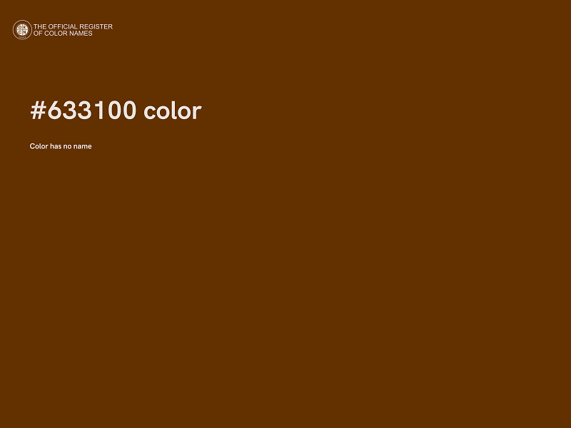 #633100 color image