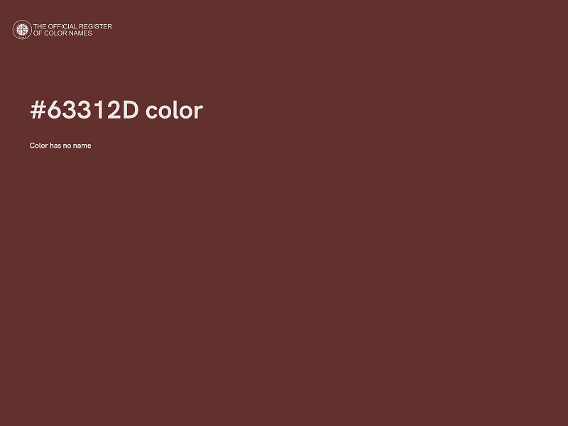 #63312D color image
