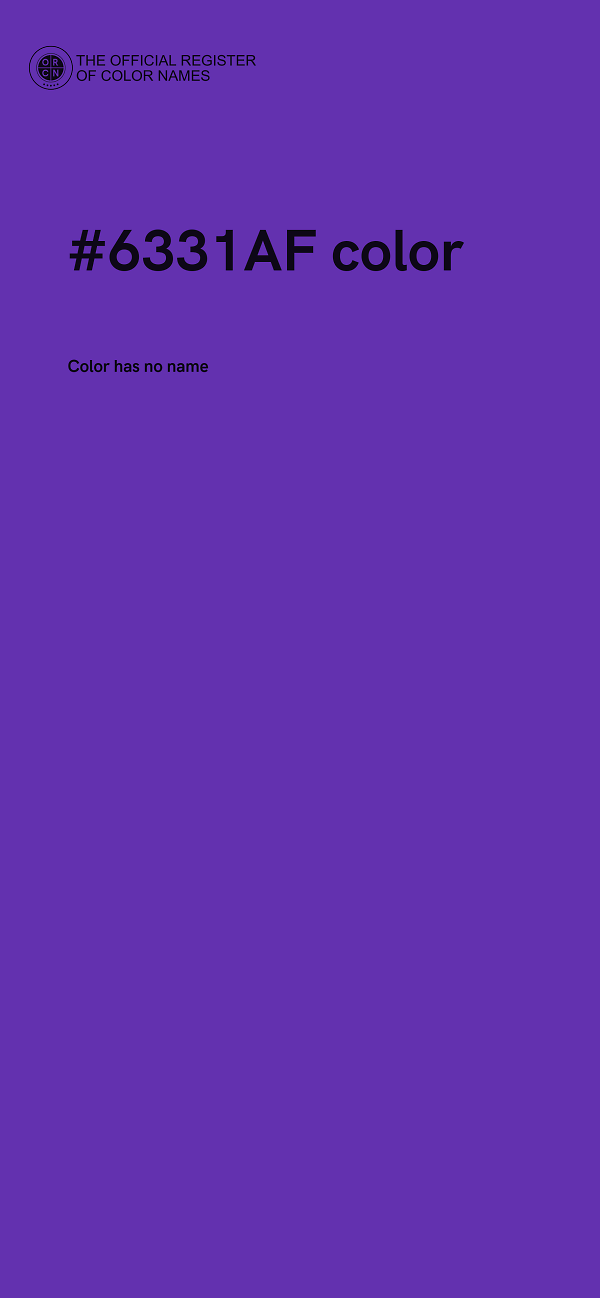 #6331AF color image