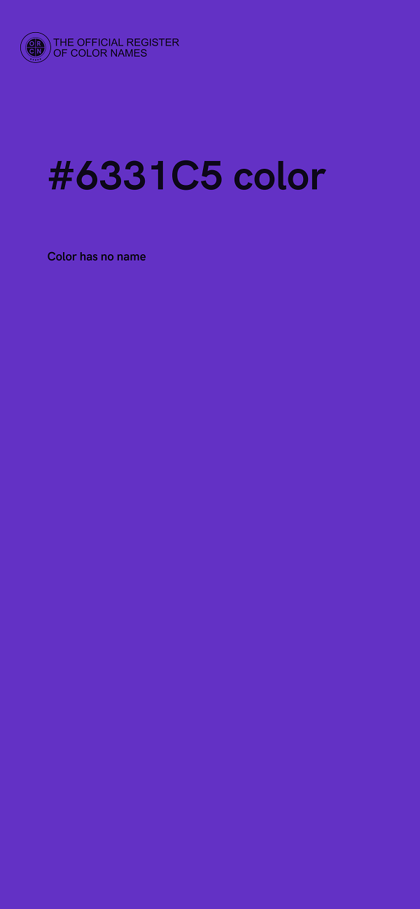 #6331C5 color image