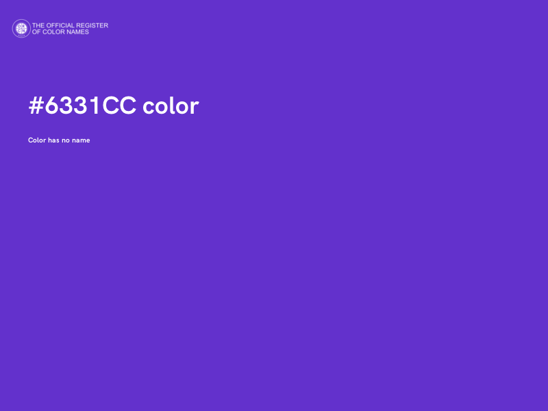 #6331CC color image