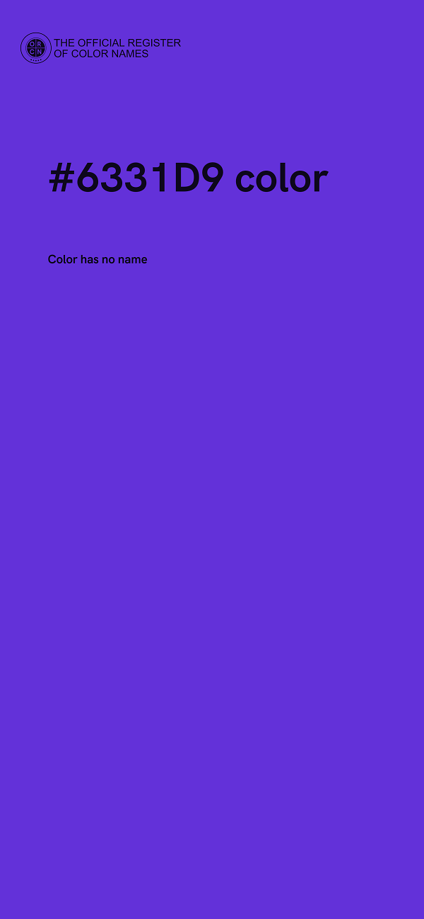 #6331D9 color image