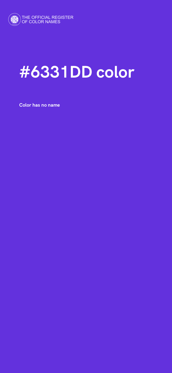 #6331DD color image