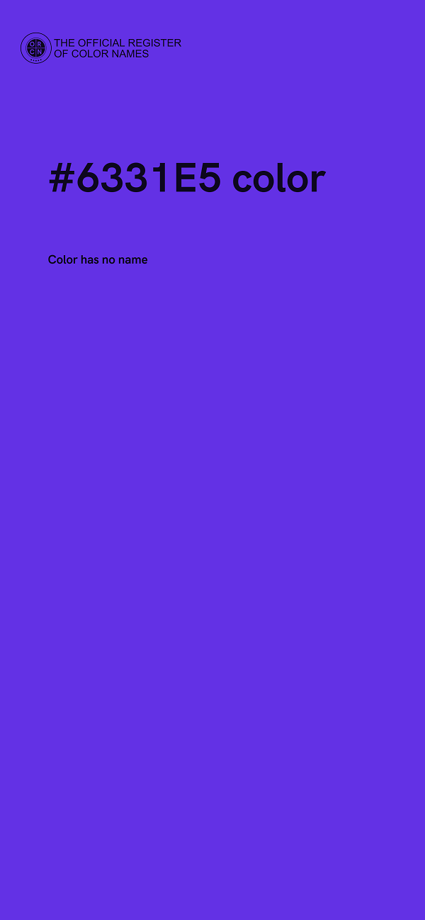 #6331E5 color image