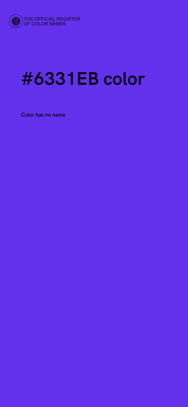 #6331EB color image