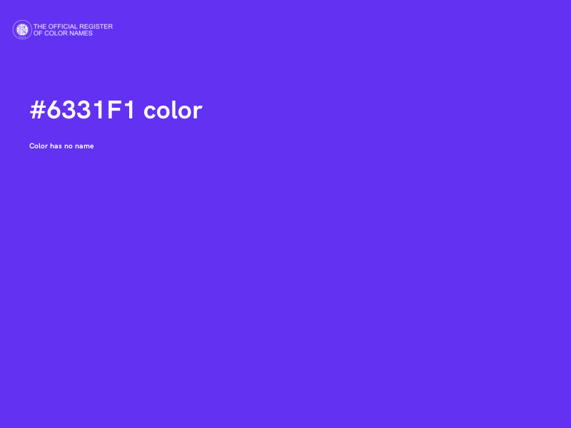 #6331F1 color image