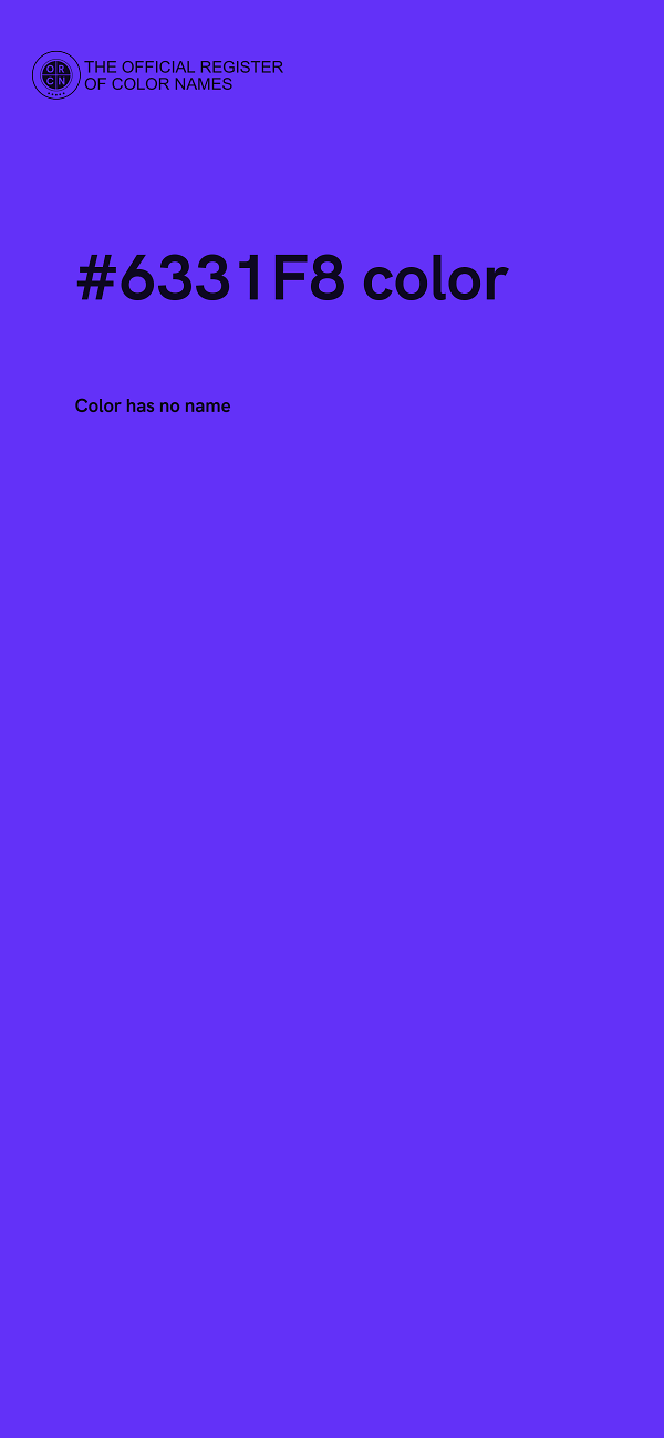 #6331F8 color image
