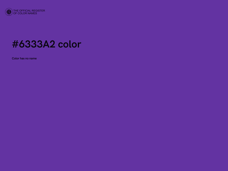 #6333A2 color image