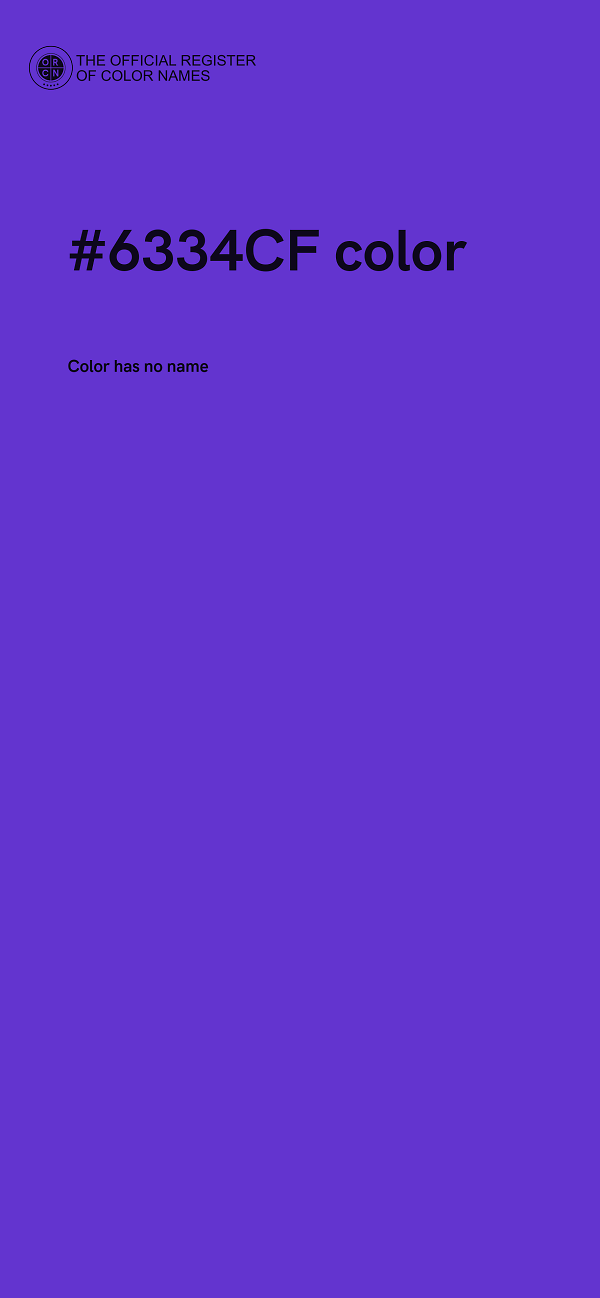 #6334CF color image