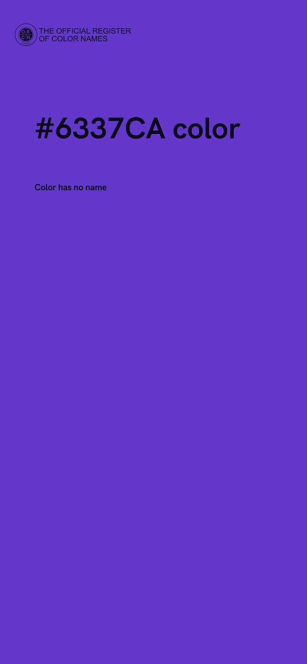 #6337CA color image