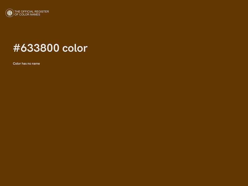 #633800 color image