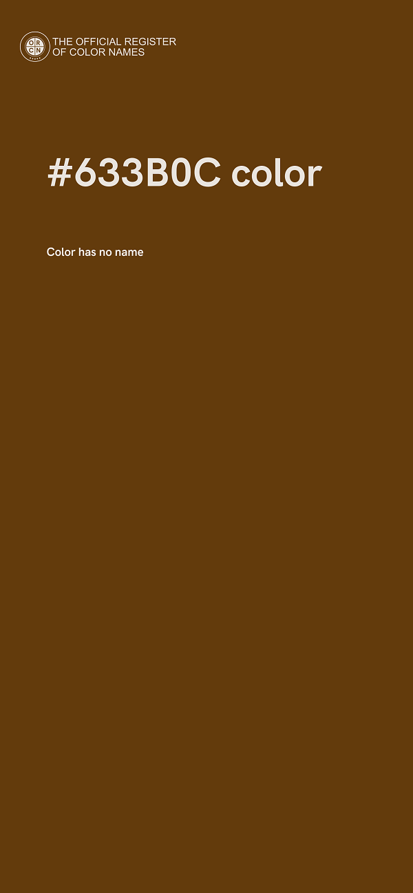 #633B0C color image
