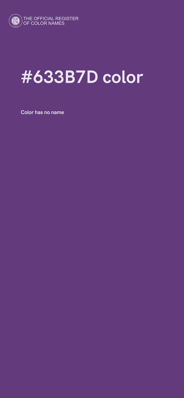 #633B7D color image