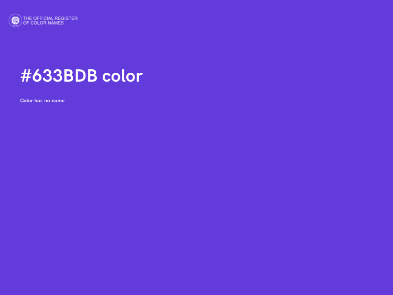 #633BDB color image
