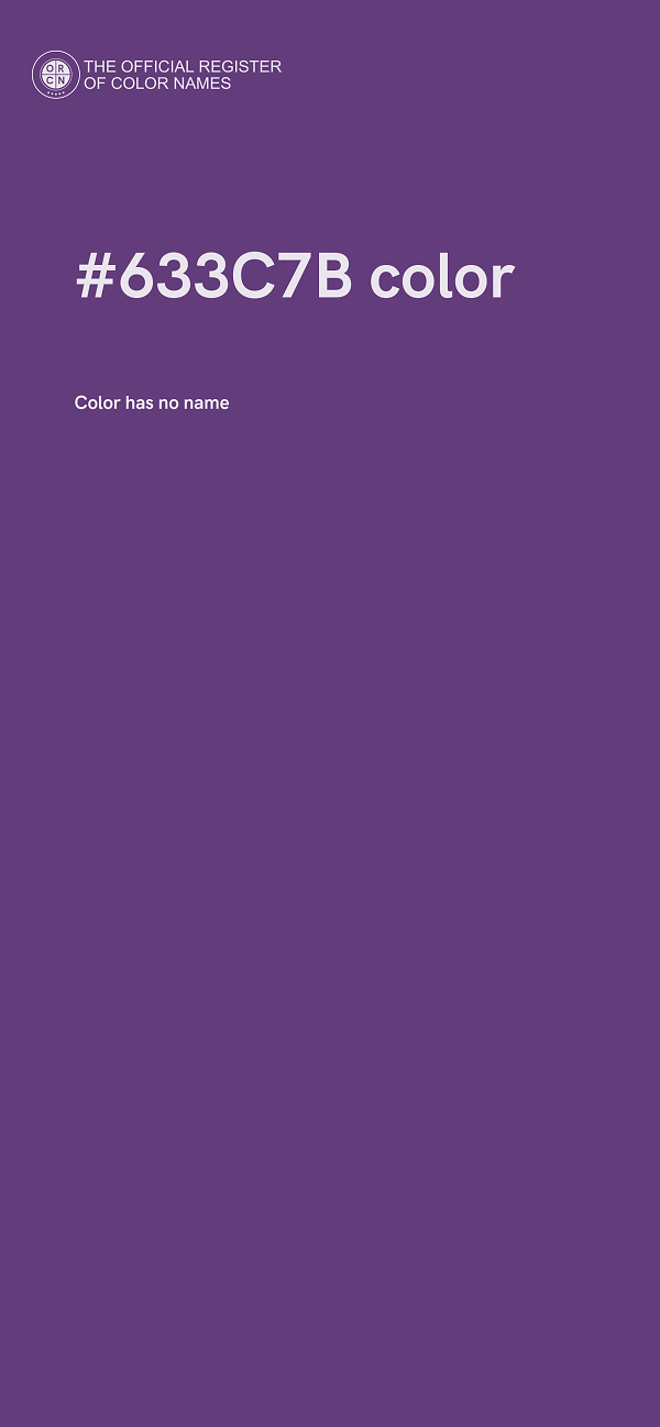 #633C7B color image