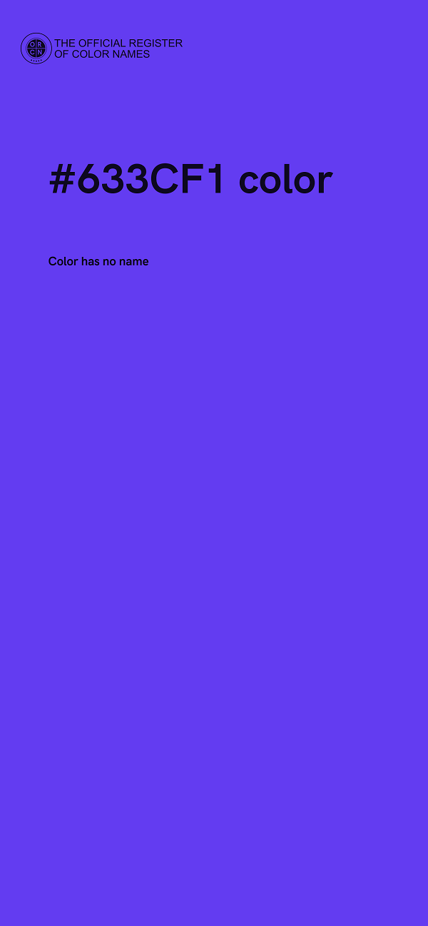 #633CF1 color image