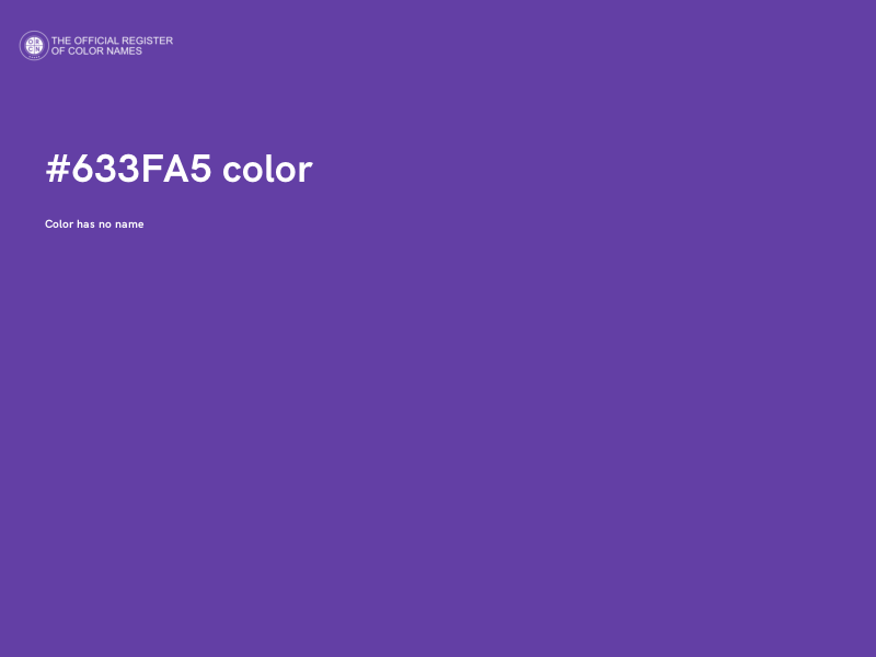 #633FA5 color image