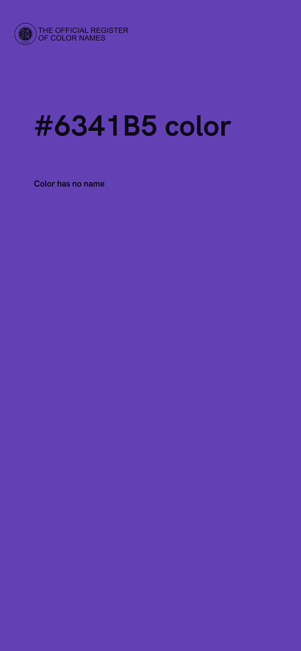 #6341B5 color image