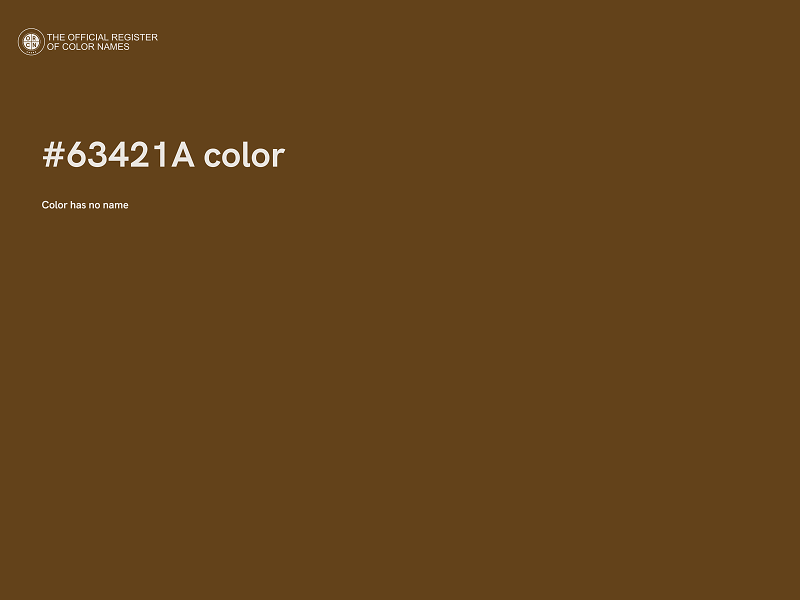 #63421A color image