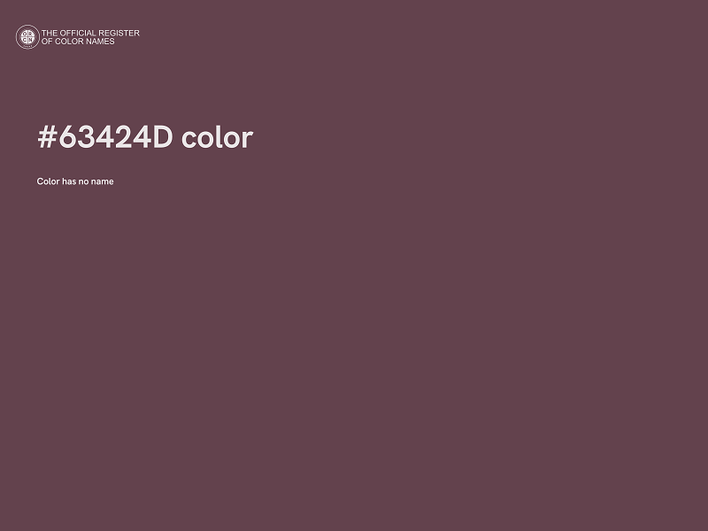 #63424D color image