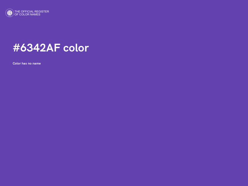 #6342AF color image
