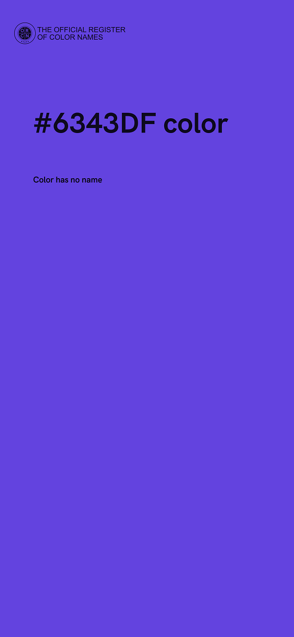 #6343DF color image
