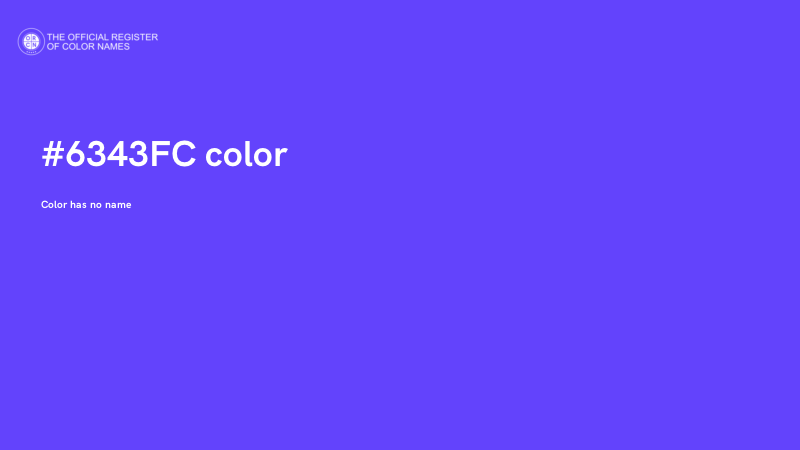 #6343FC color image