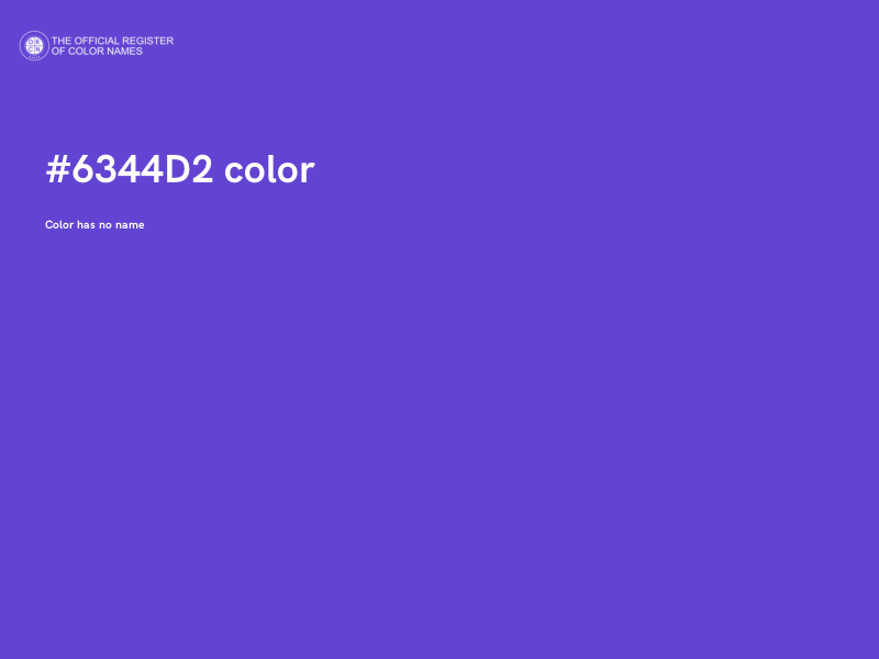 #6344D2 color image