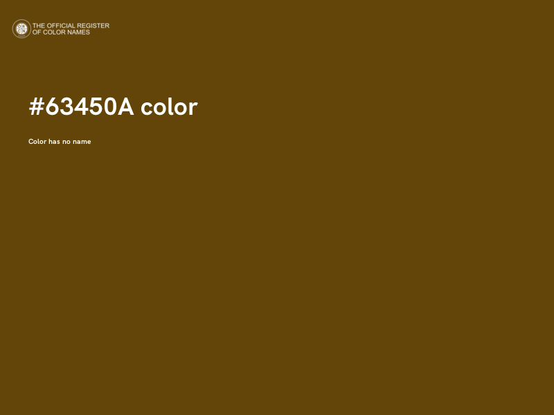 #63450A color image