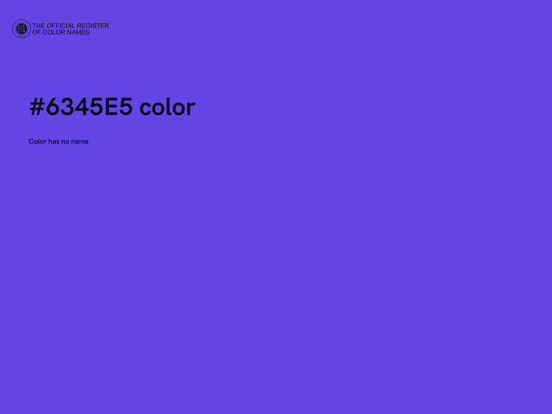 #6345E5 color image