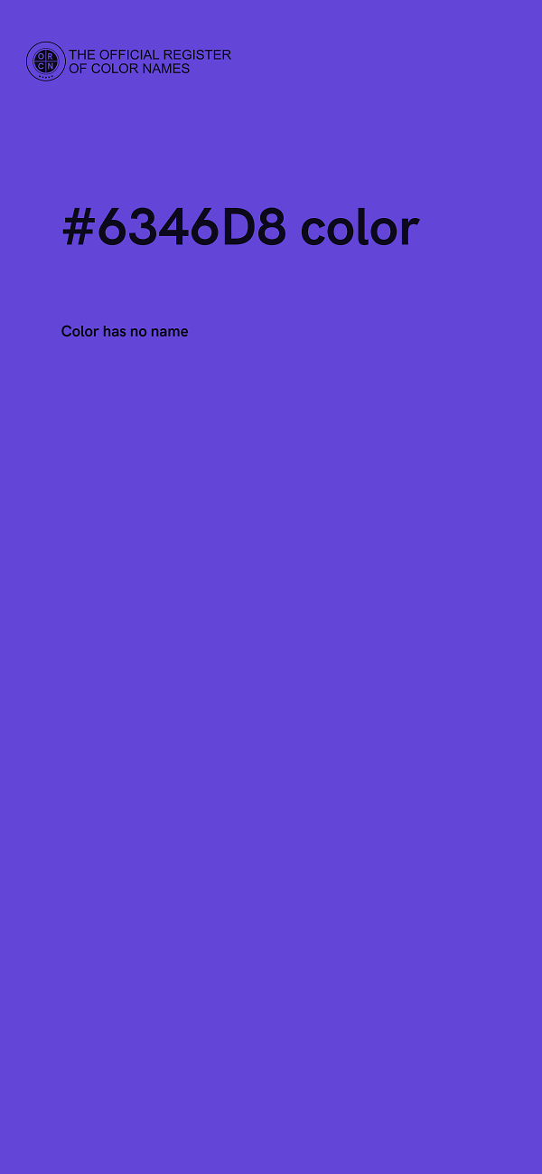 #6346D8 color image