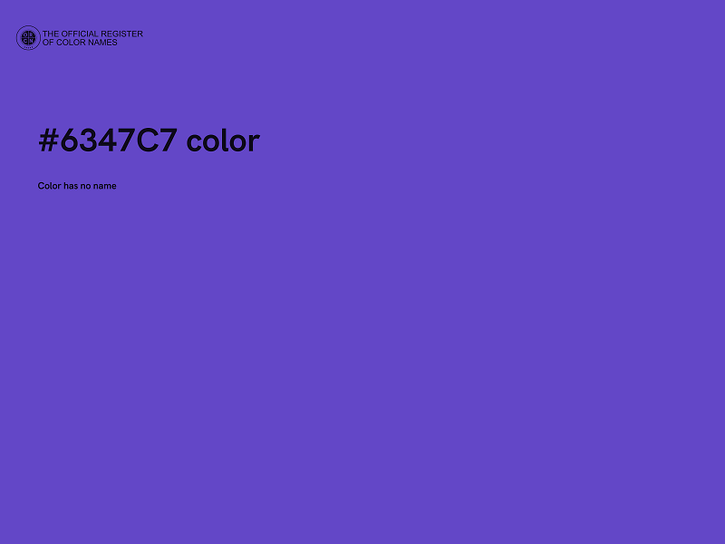 #6347C7 color image