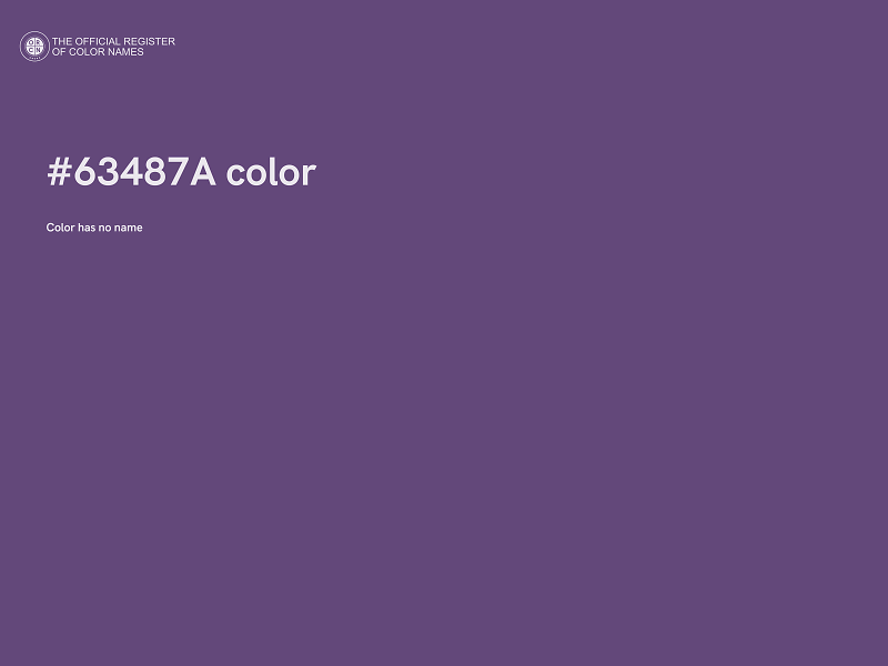#63487A color image