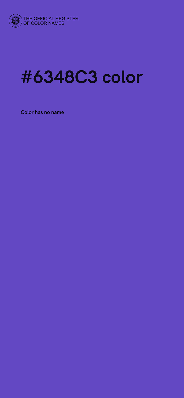 #6348C3 color image