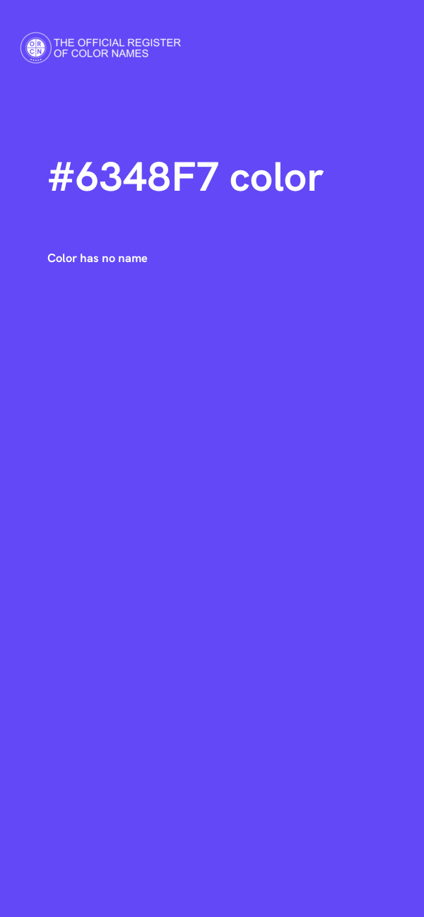 #6348F7 color image
