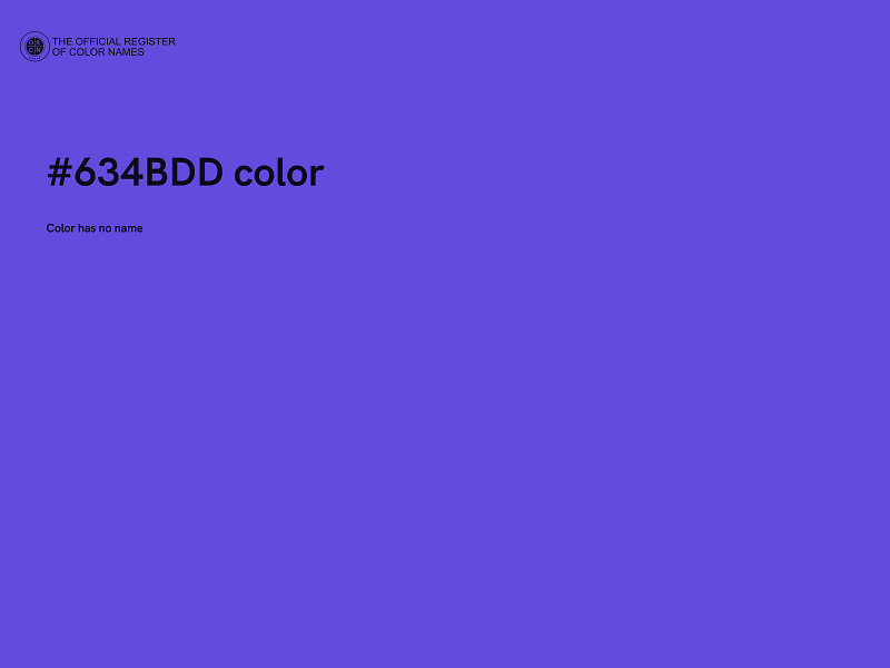 #634BDD color image