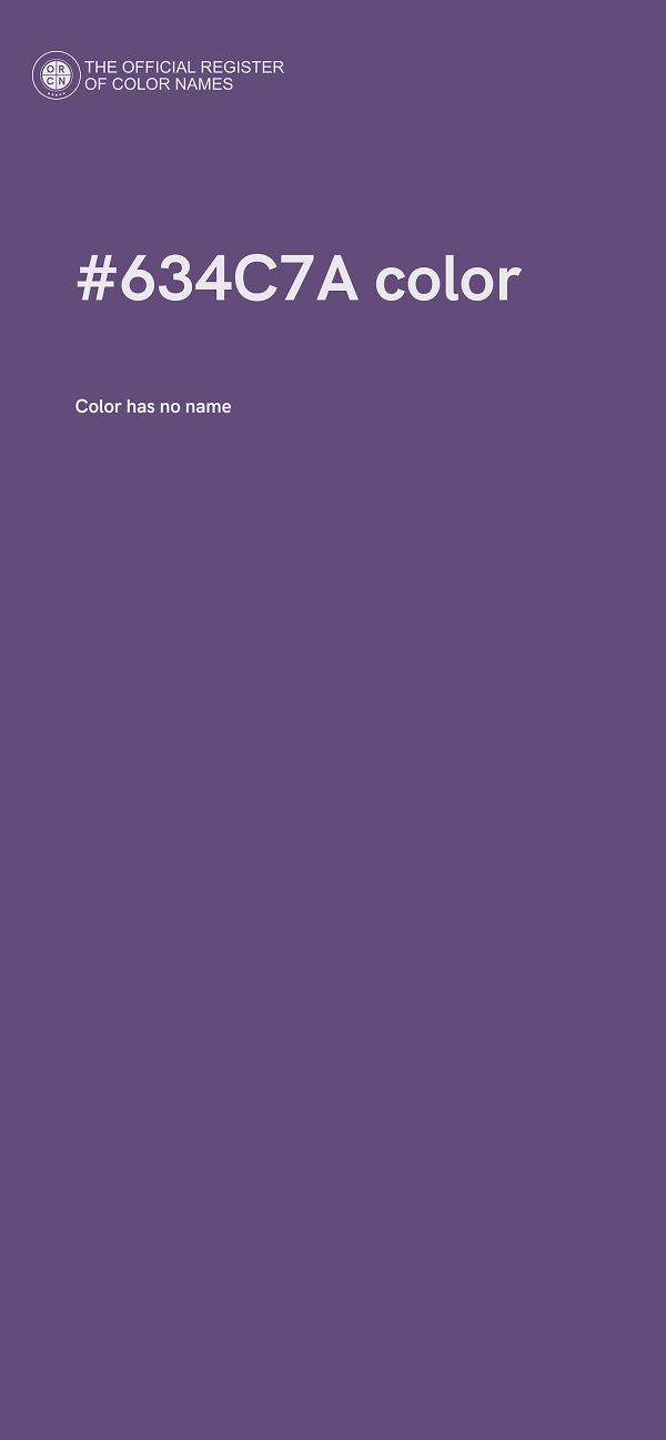 #634C7A color image