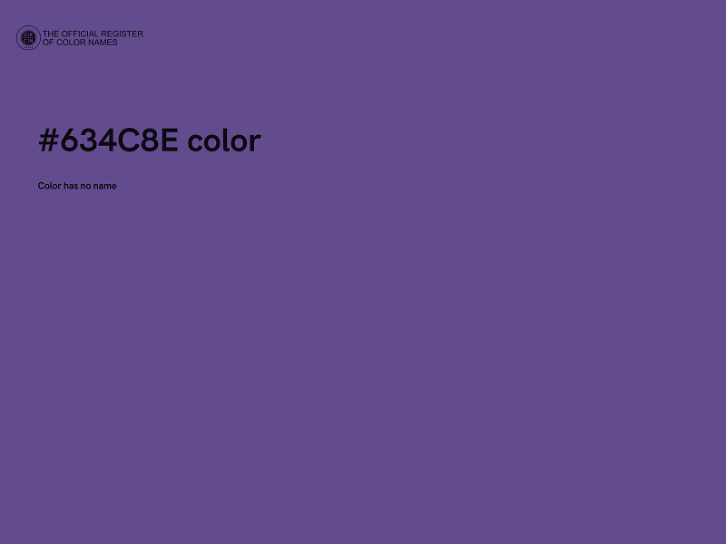 #634C8E color image