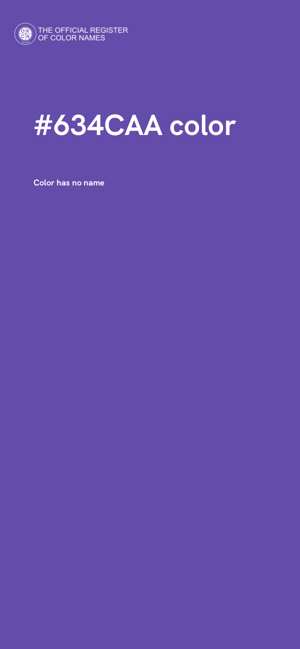 #634CAA color image