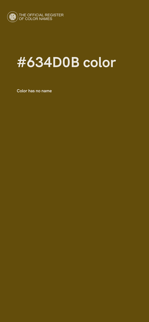 #634D0B color image