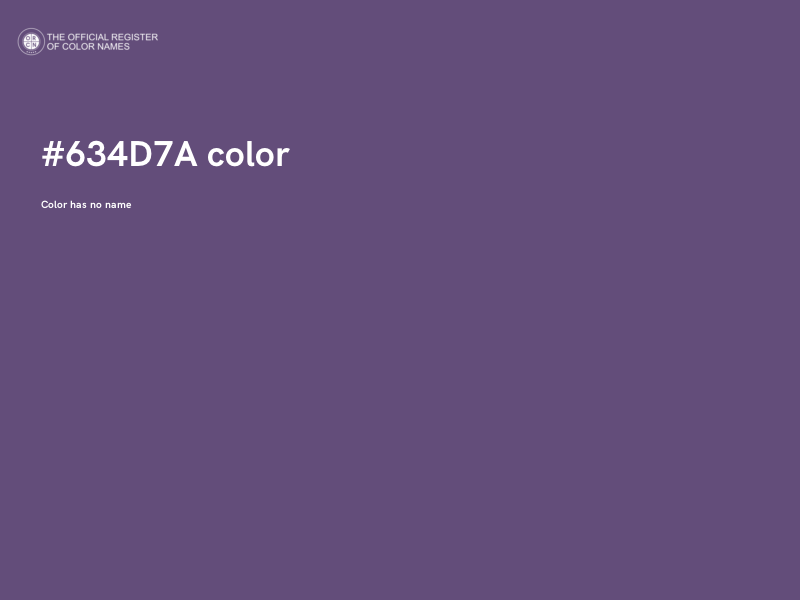 #634D7A color image