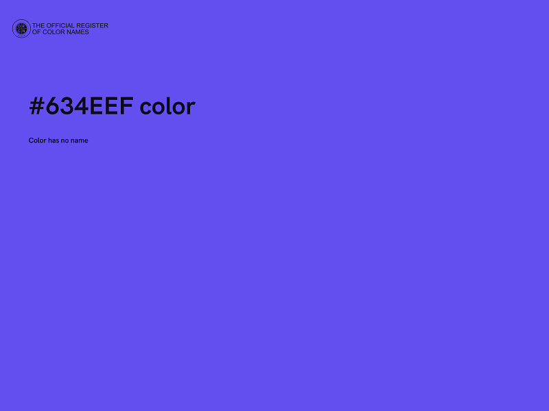 #634EEF color image