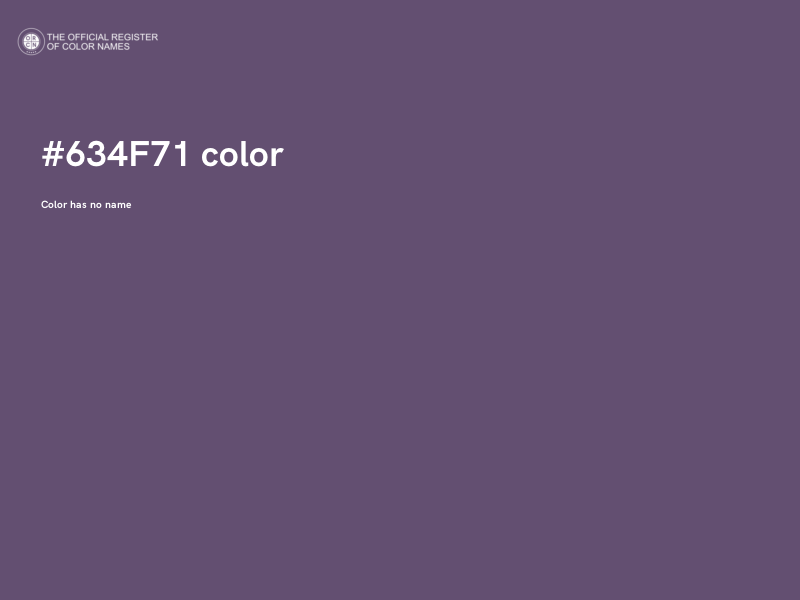 #634F71 color image