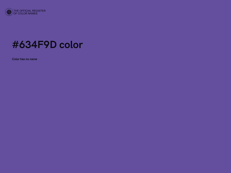 #634F9D color image