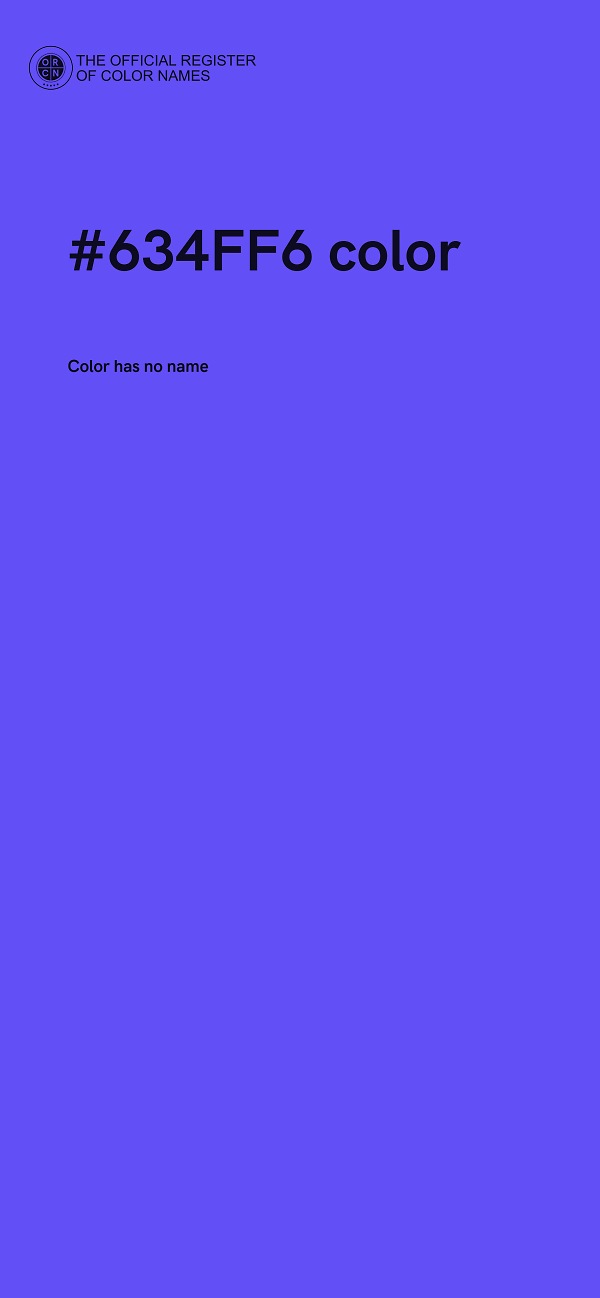 #634FF6 color image