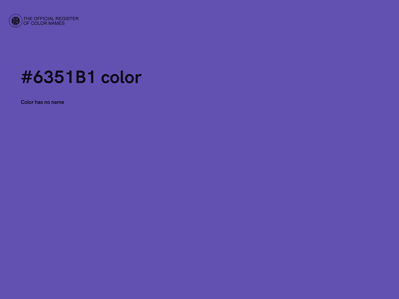 #6351B1 color image