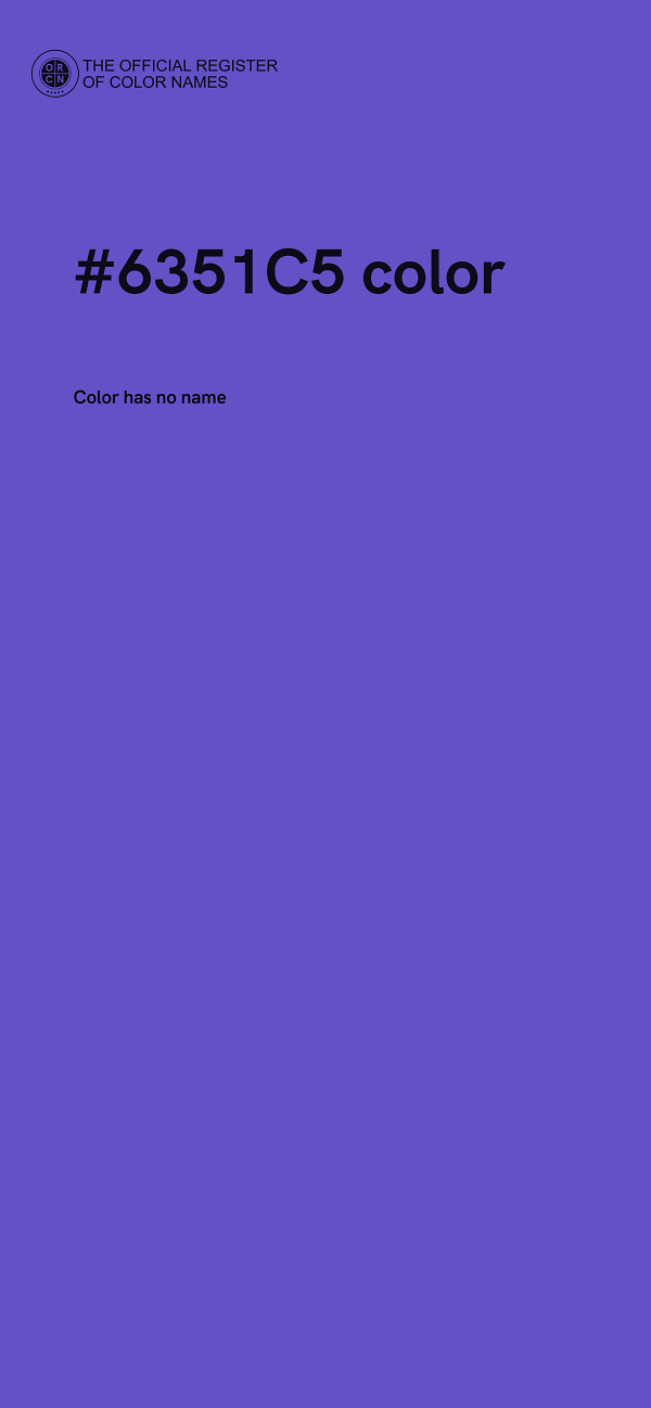 #6351C5 color image