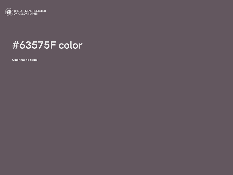 #63575F color image