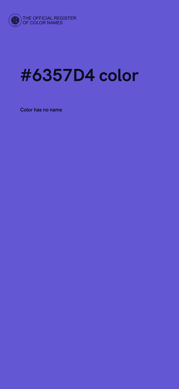 #6357D4 color image