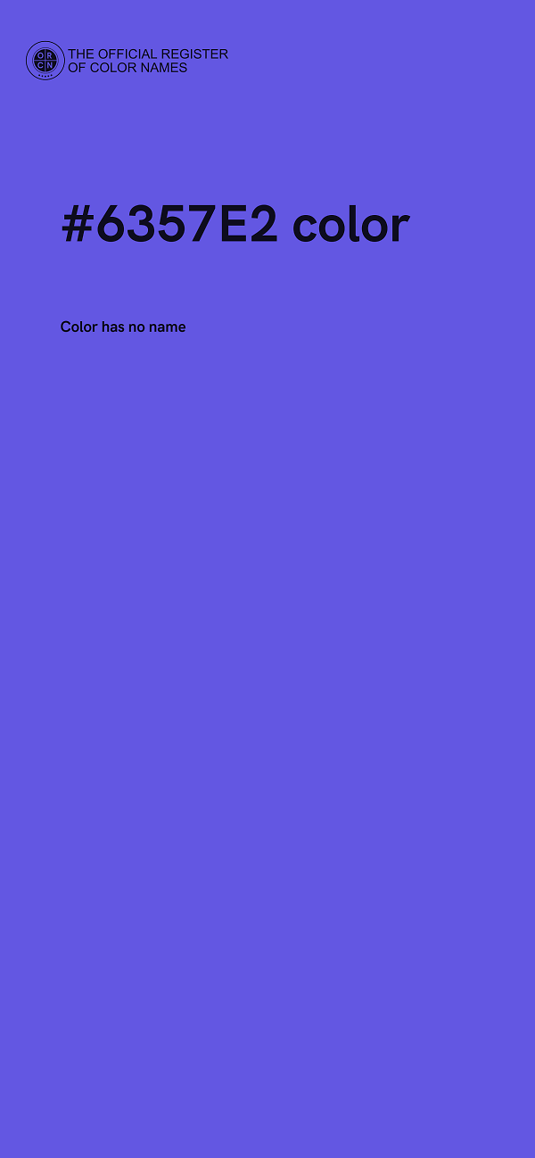 #6357E2 color image